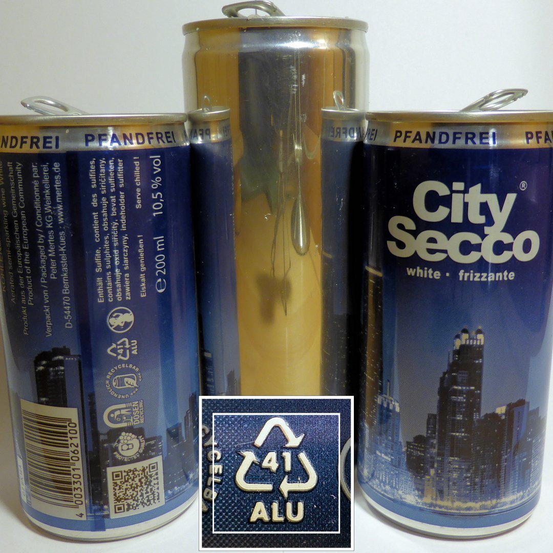 Aluminium-Getränkedosen mit 53 Millimetern Durchmesser und einem Volumen von 200 oder 250 Millilitern