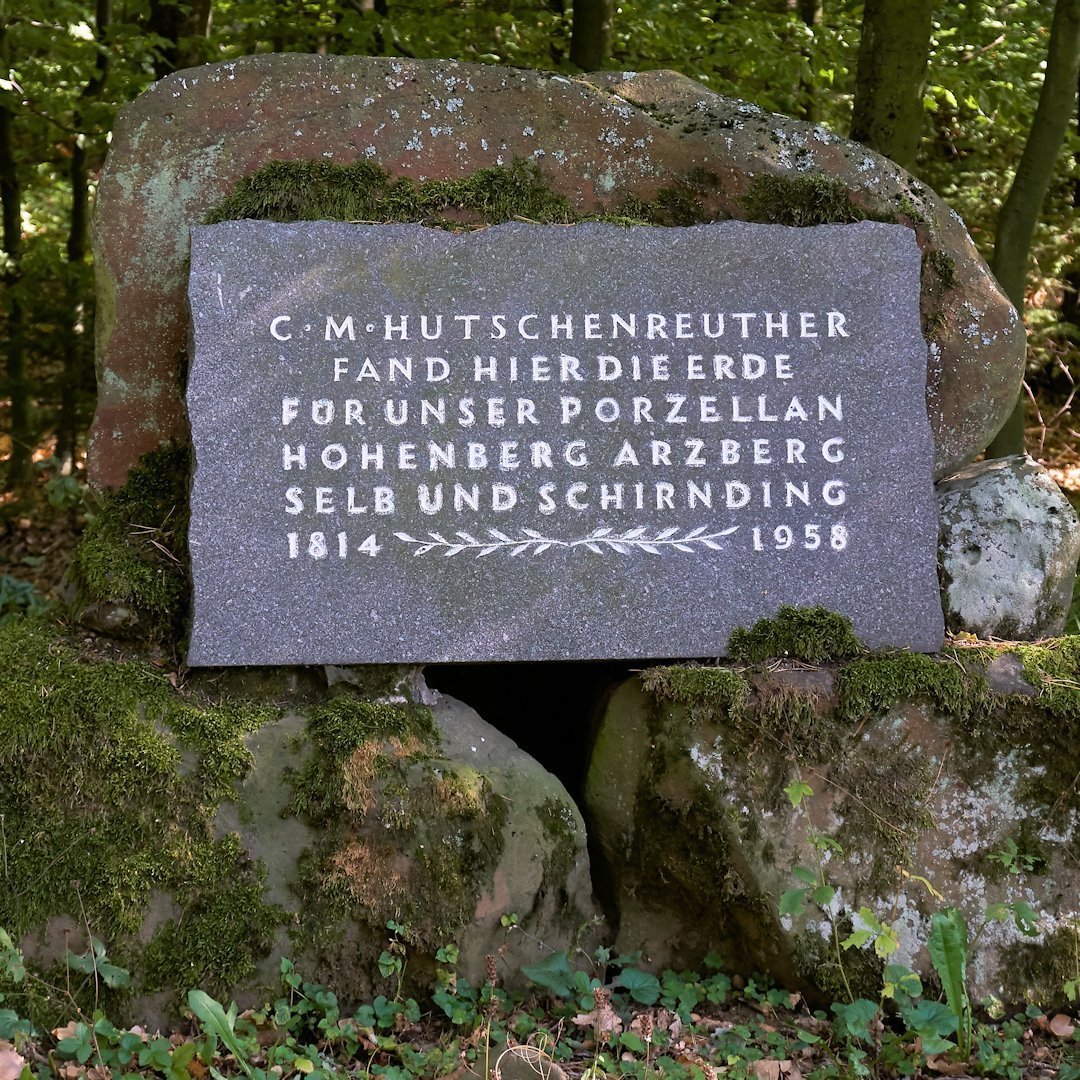 Das Hutschenreuther-Denkmal am Steinberg